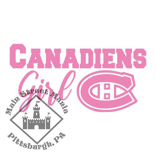 Canadiens Girl Sticker Decal