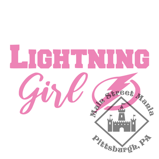 Lightning Girl Sticker Decal