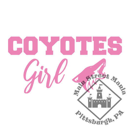 Coyotes Girl Sticker Decal