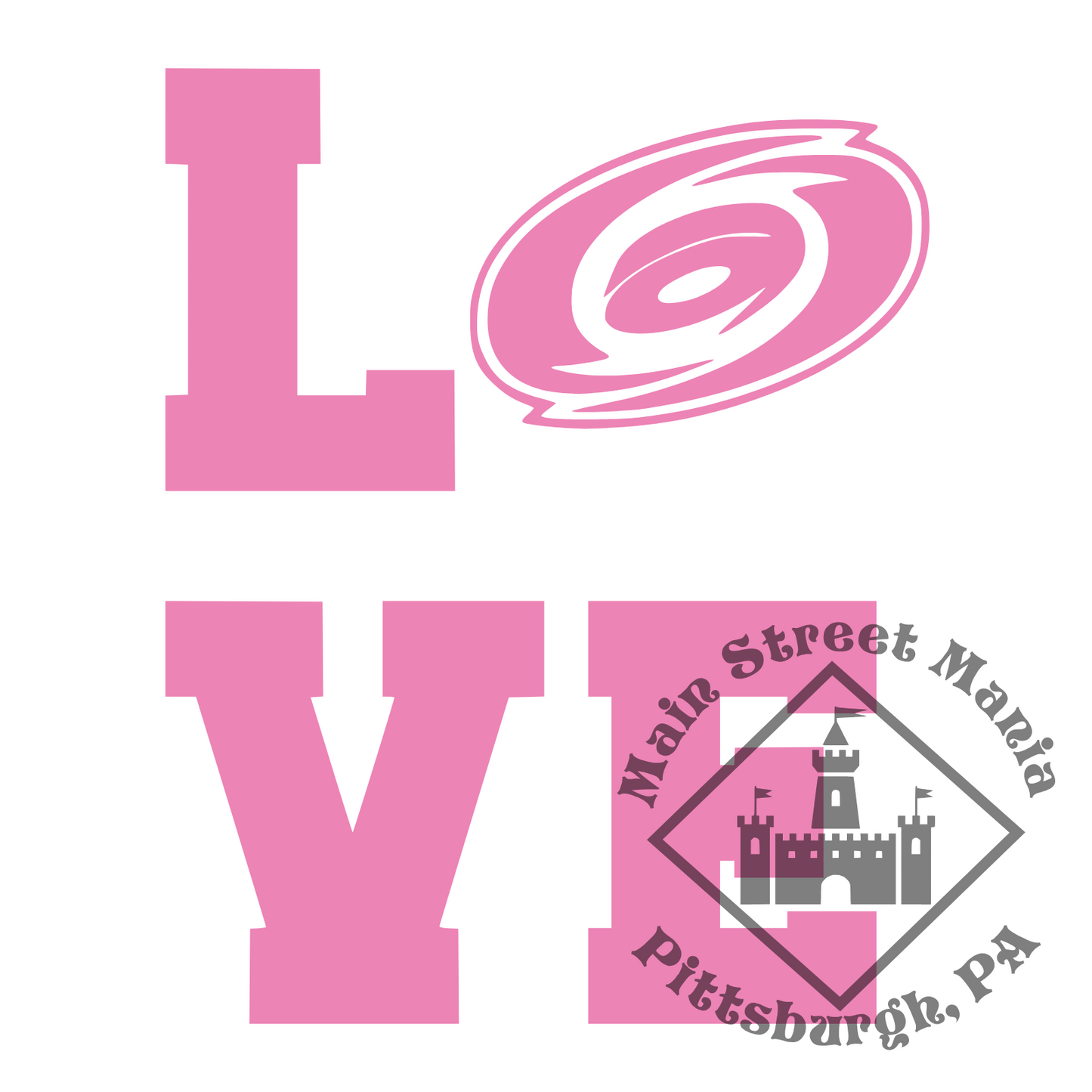 Hurricanes Love Sticker Decal