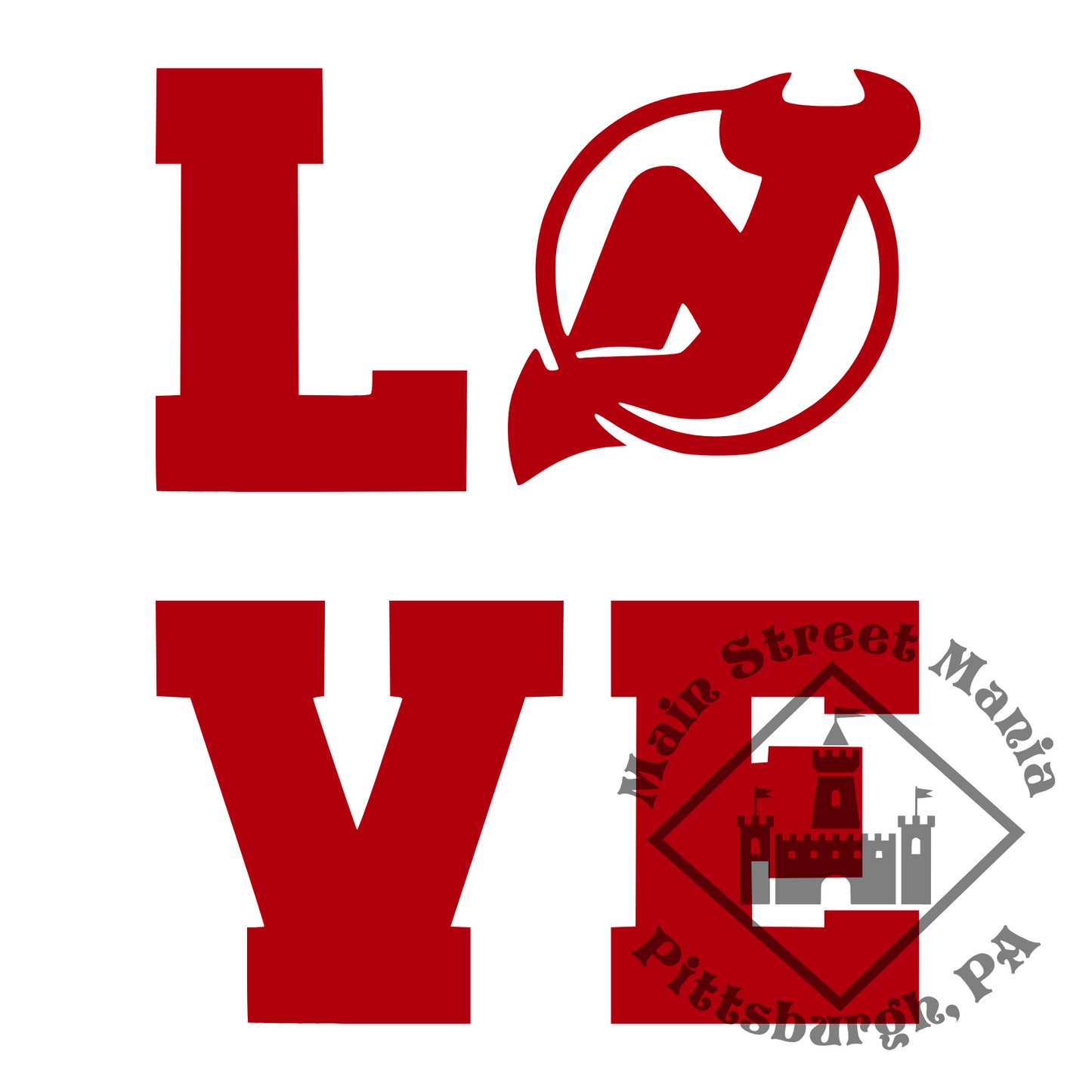 Devils Love Sticker Decal
