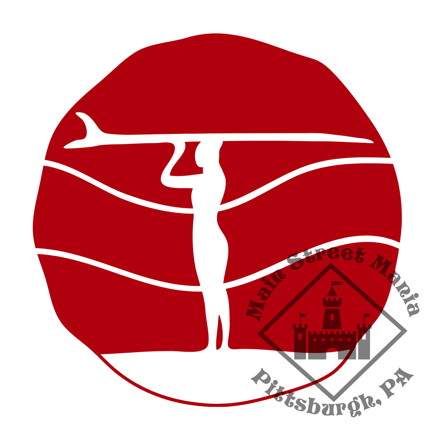 Sunset Surfer Silhouette Sticker Decal