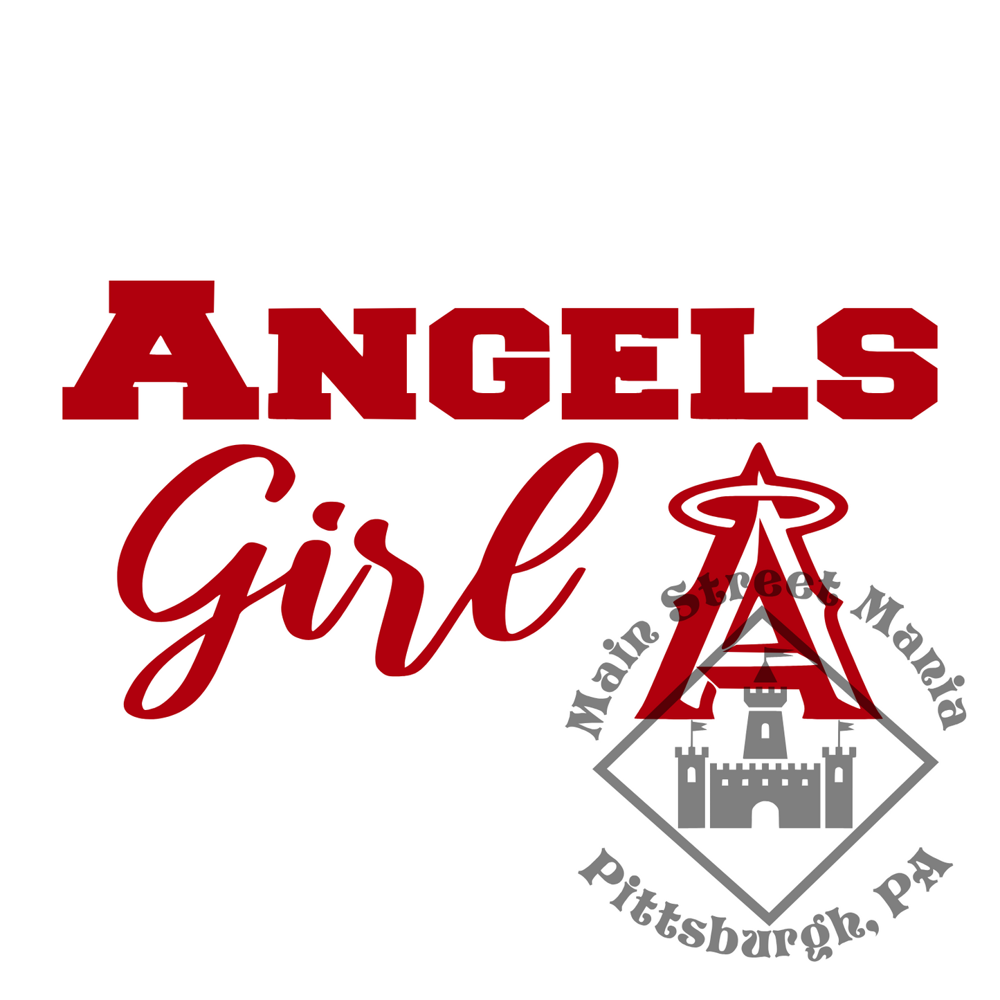 Angels Girl Sticker Decal