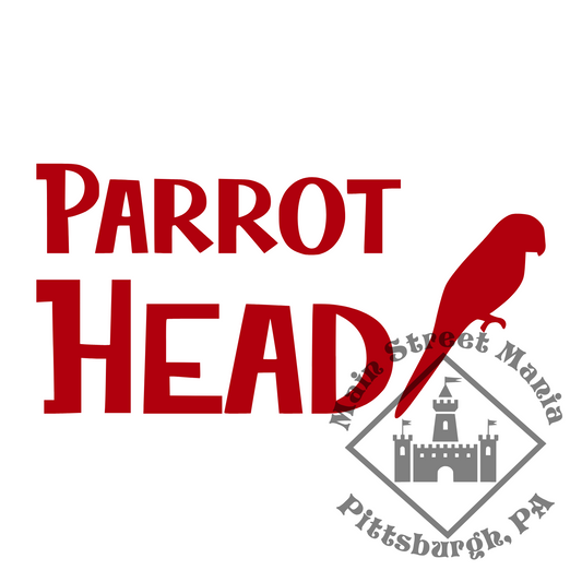 Parrot Head Sticker Decal