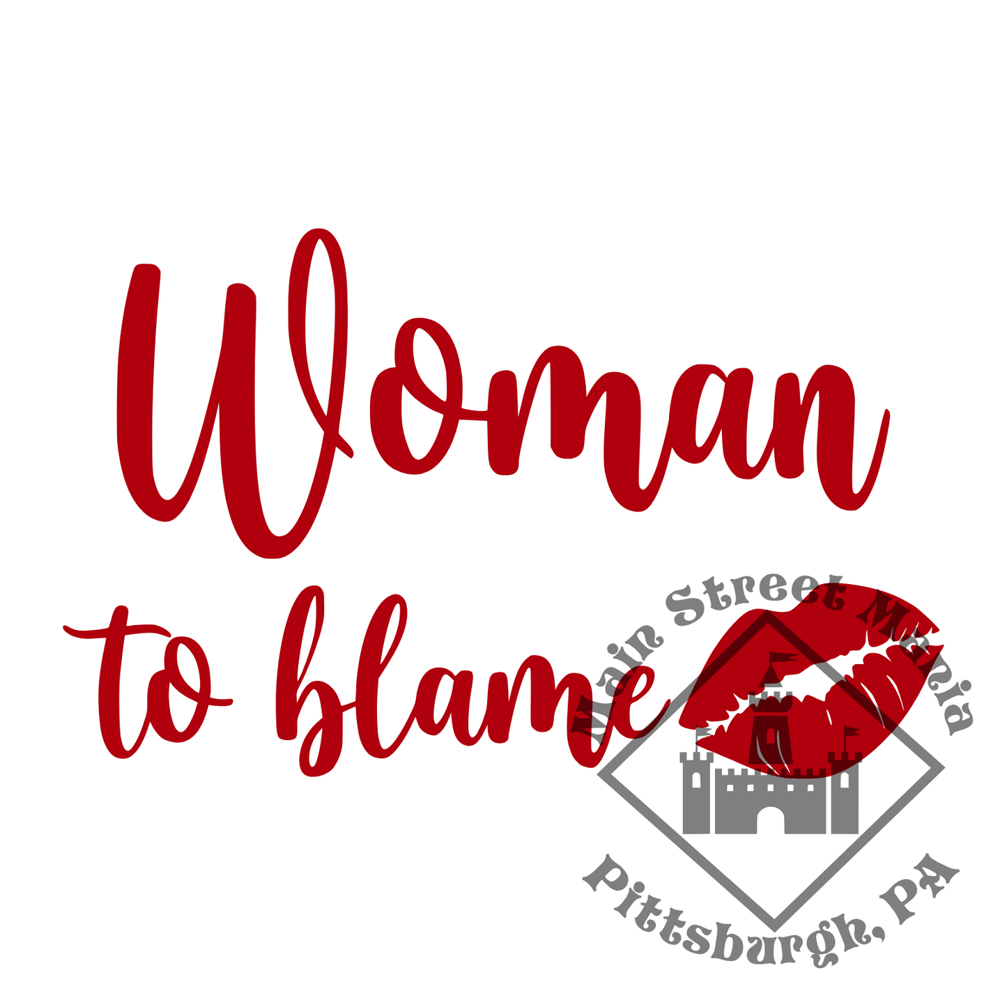 Woman to Blame Sticker Decal