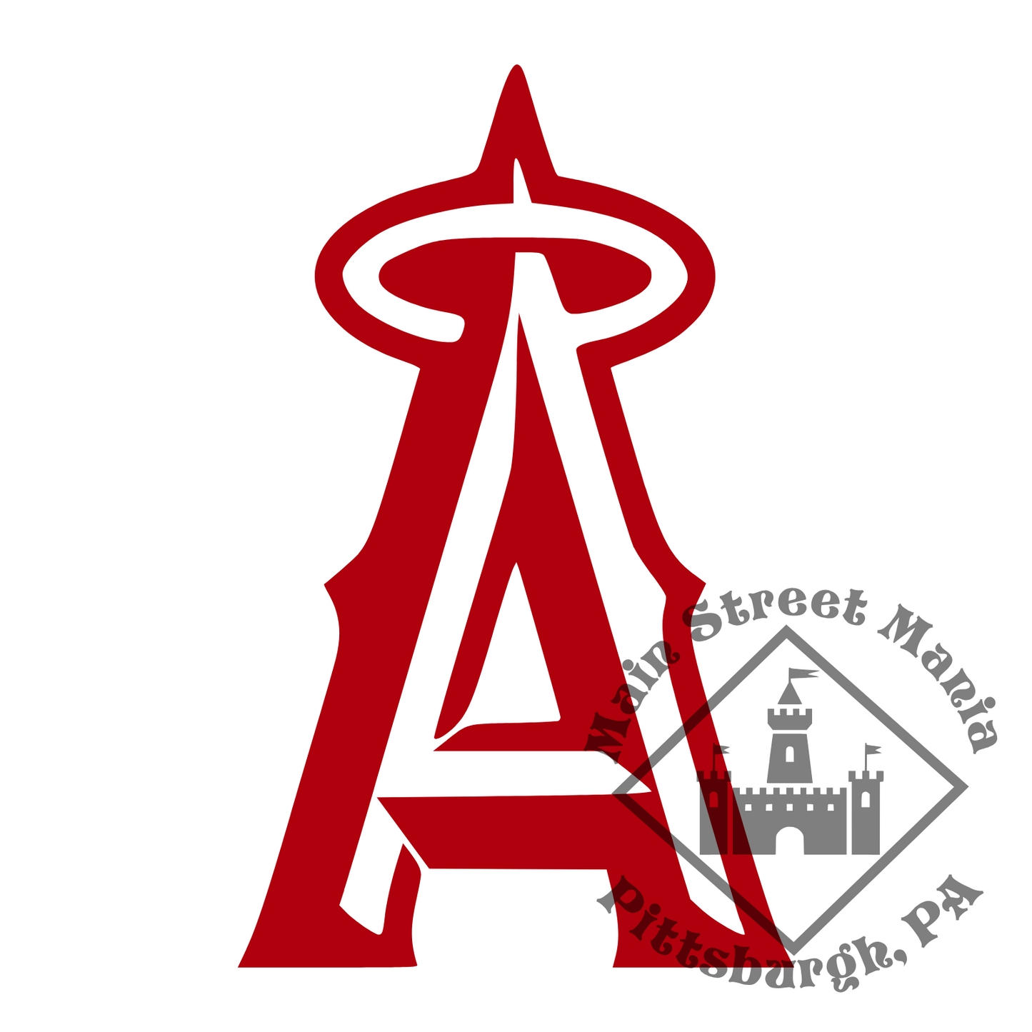 Angels A Logo Sticker Decal