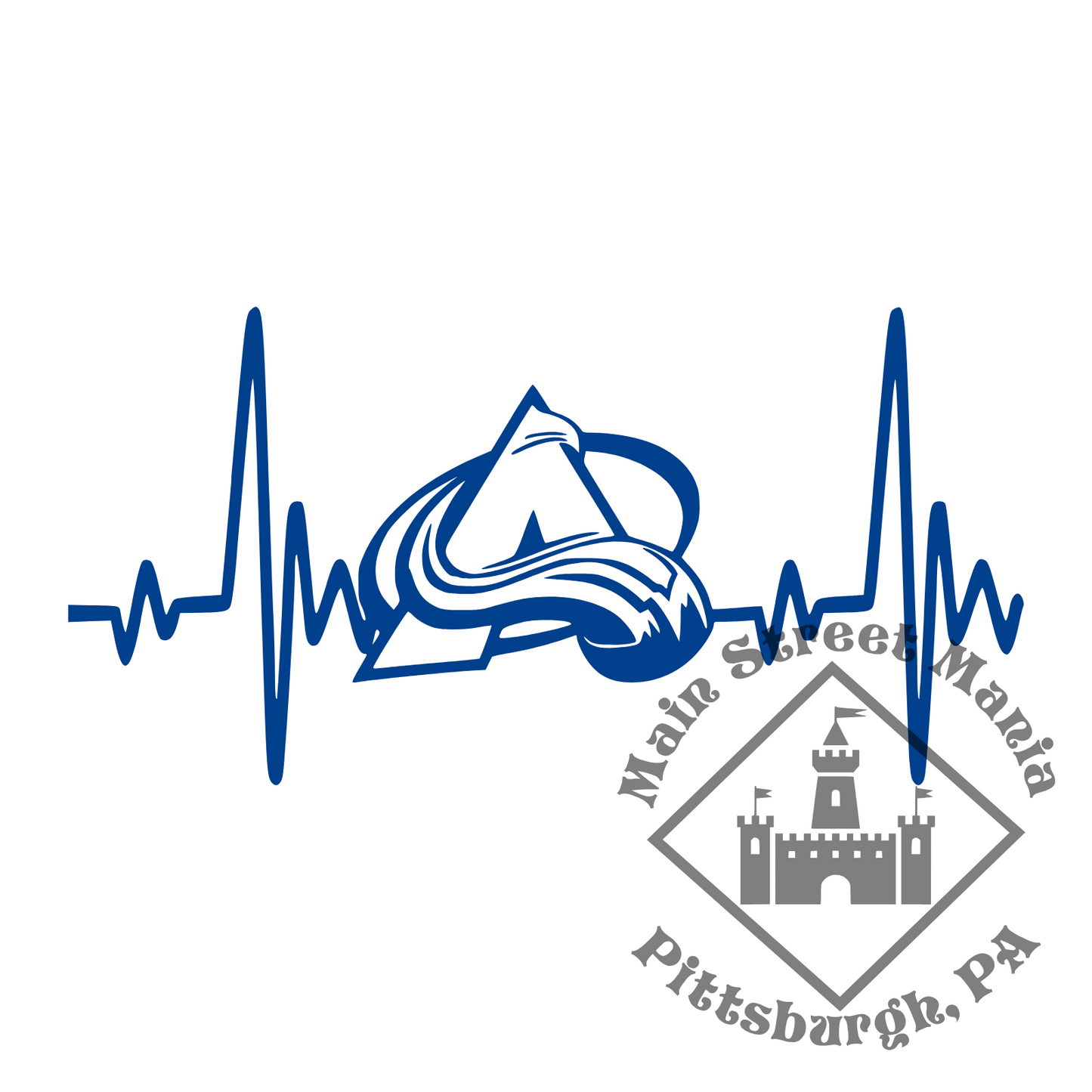 Avalanche Heartbeat Sticker Decal