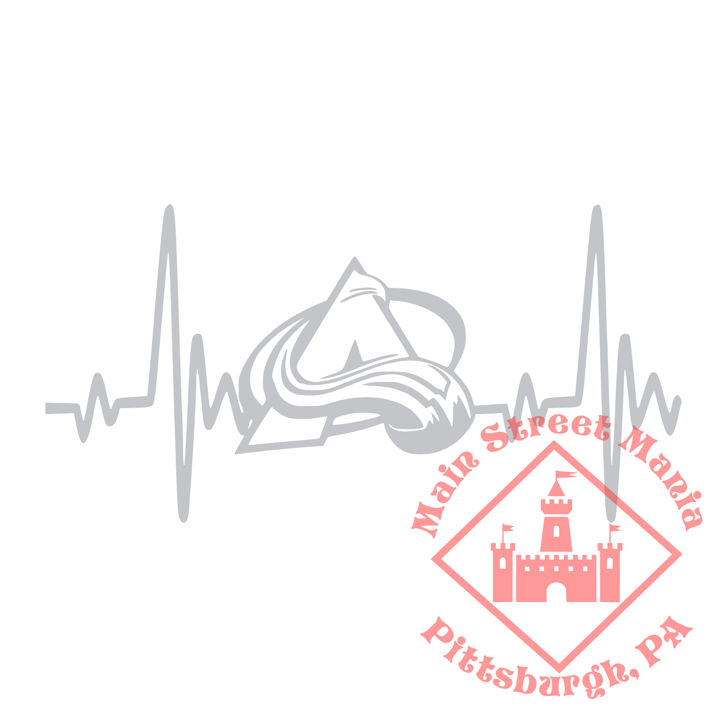 Avalanche Heartbeat Sticker Decal