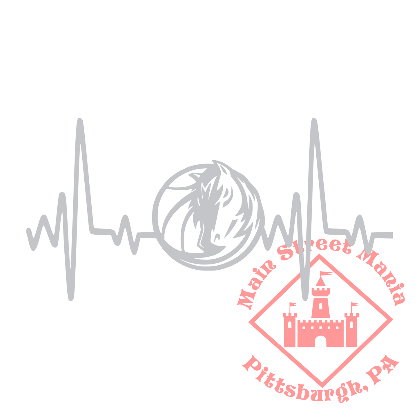 Mavericks Heartbeat Sticker Decal