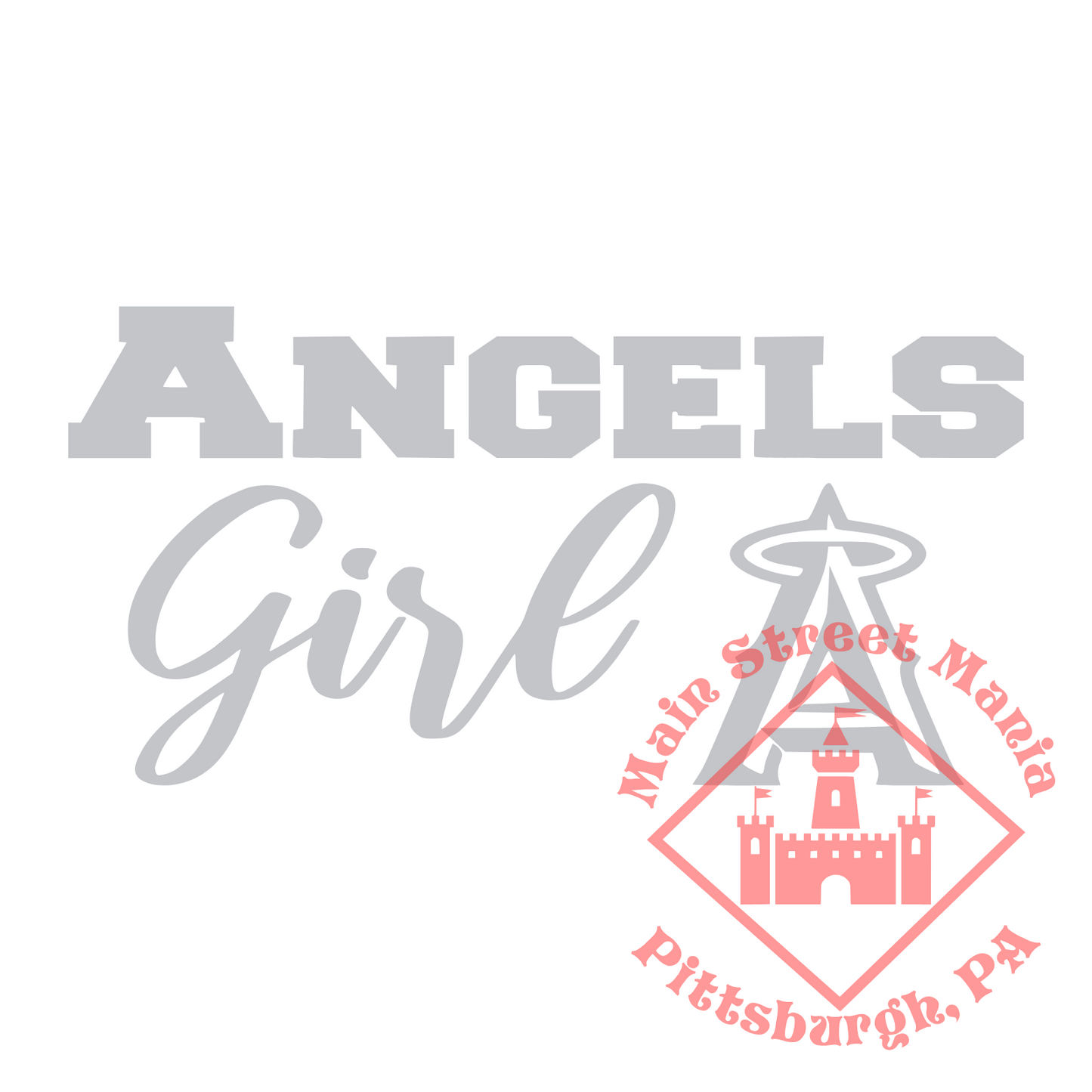 Angels Girl Sticker Decal