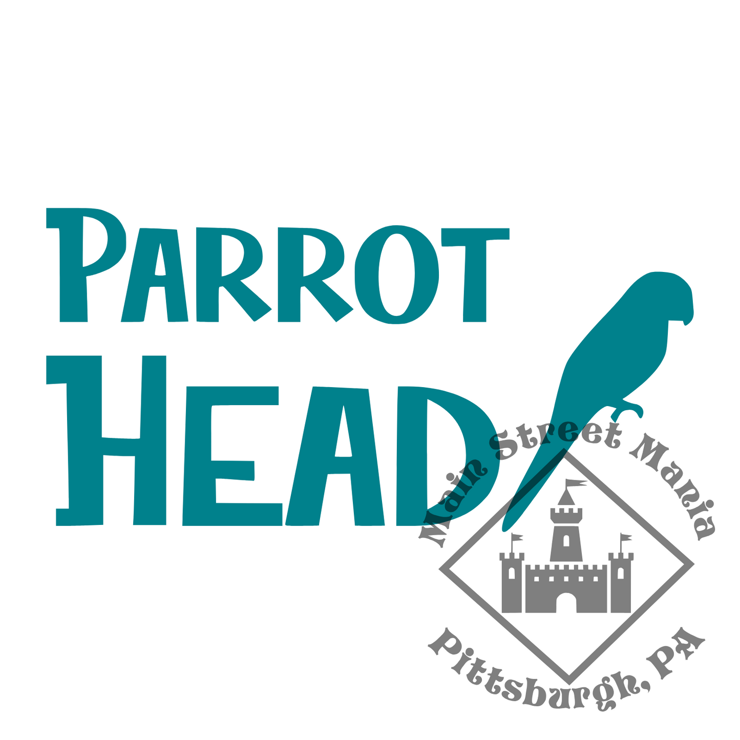 Parrot Head Sticker Decal