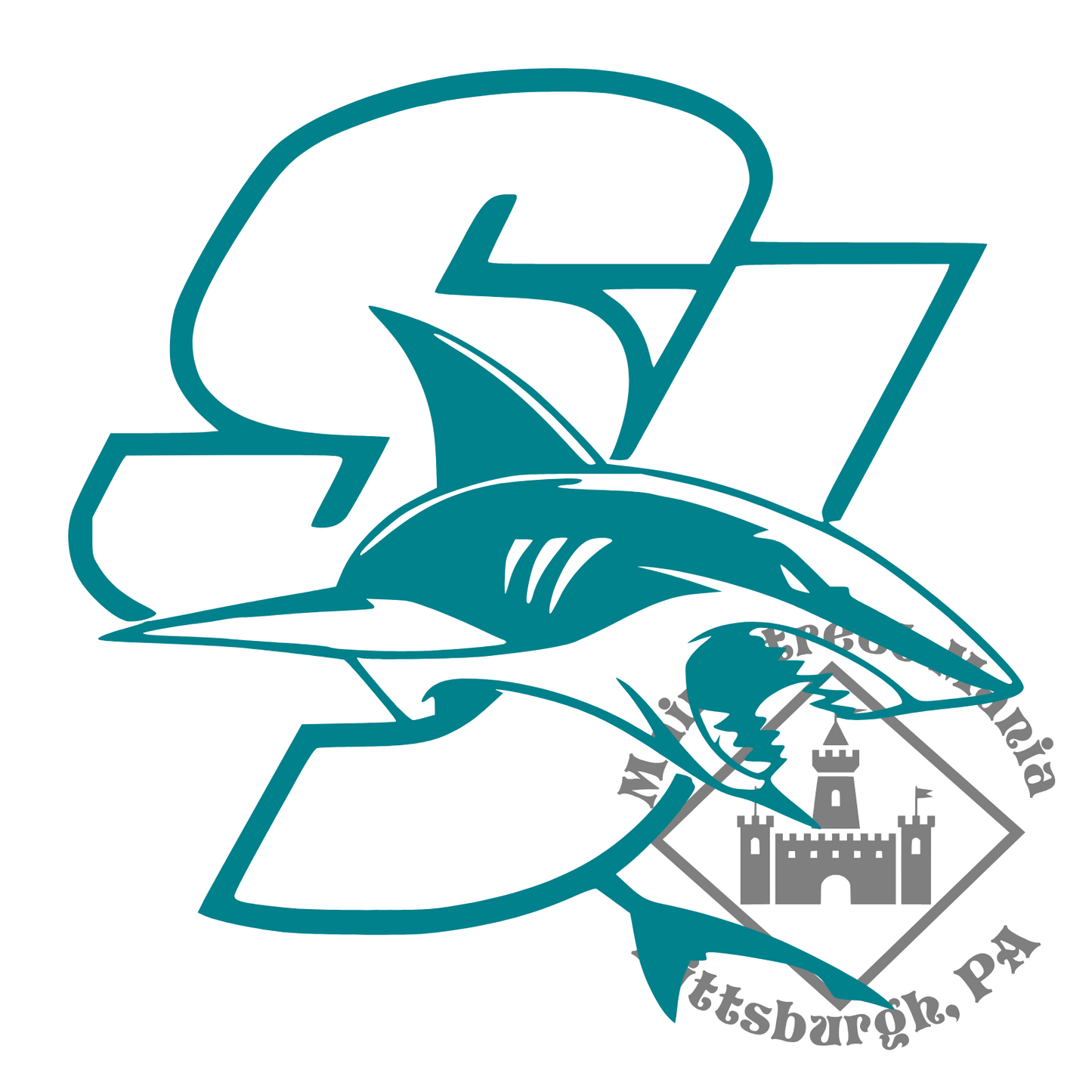 Sharks Logo Sticker Decal