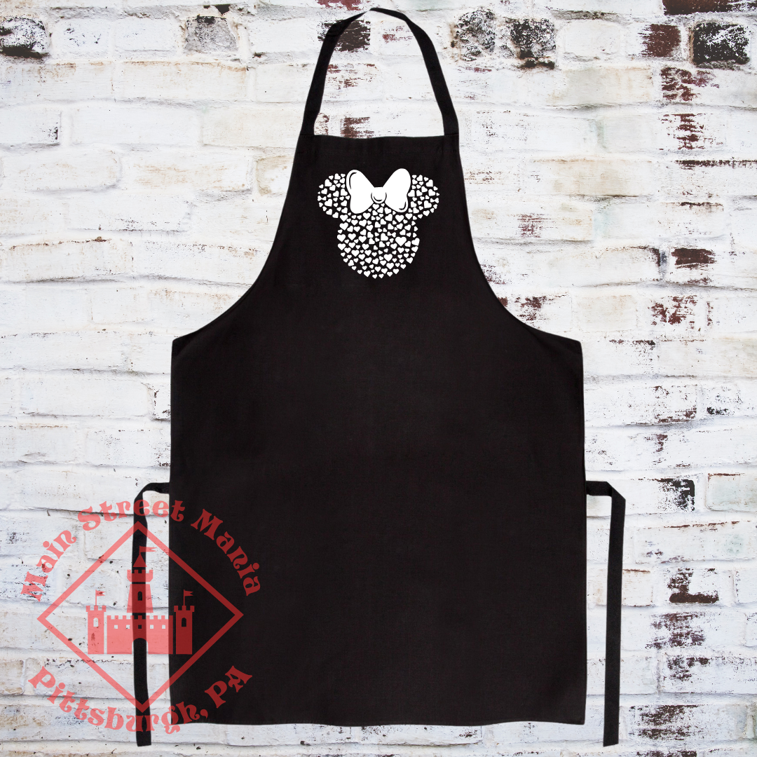 Minnie Heart Ears Apron
