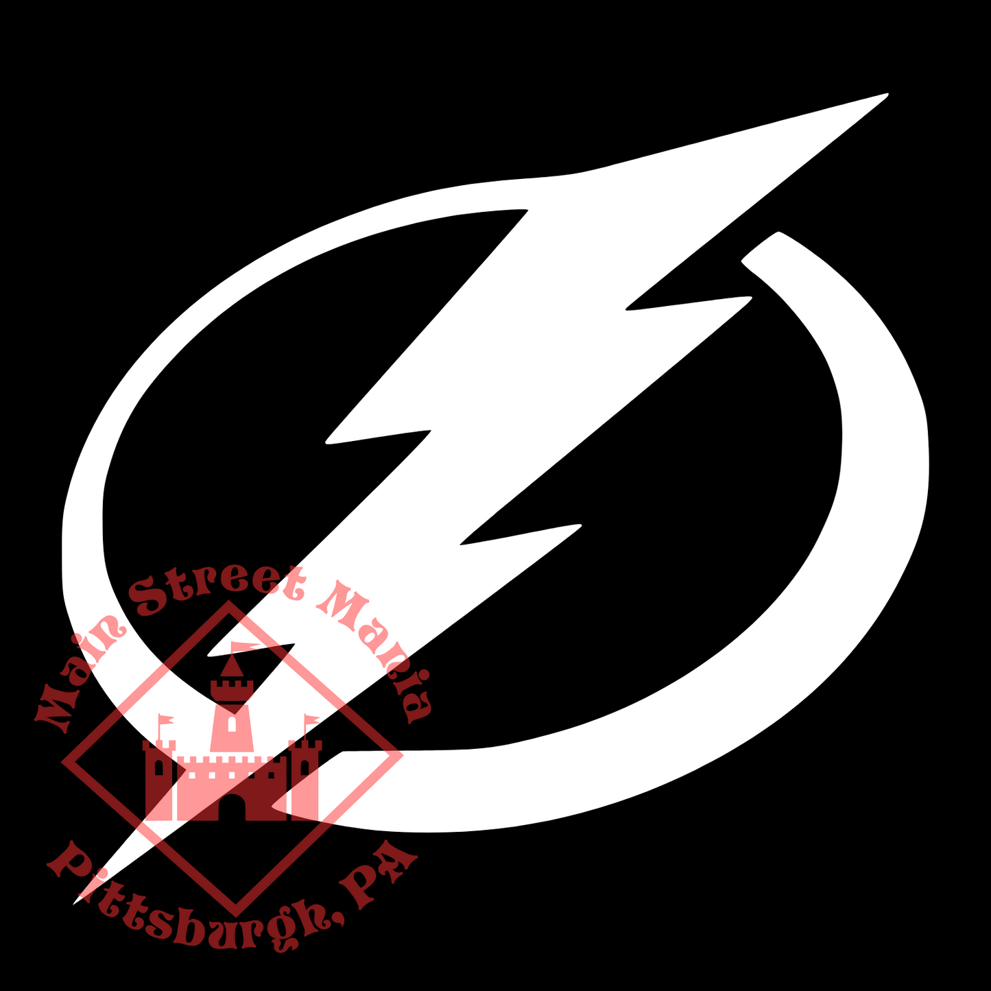 Lightning Bolt Logo Sticker Decal