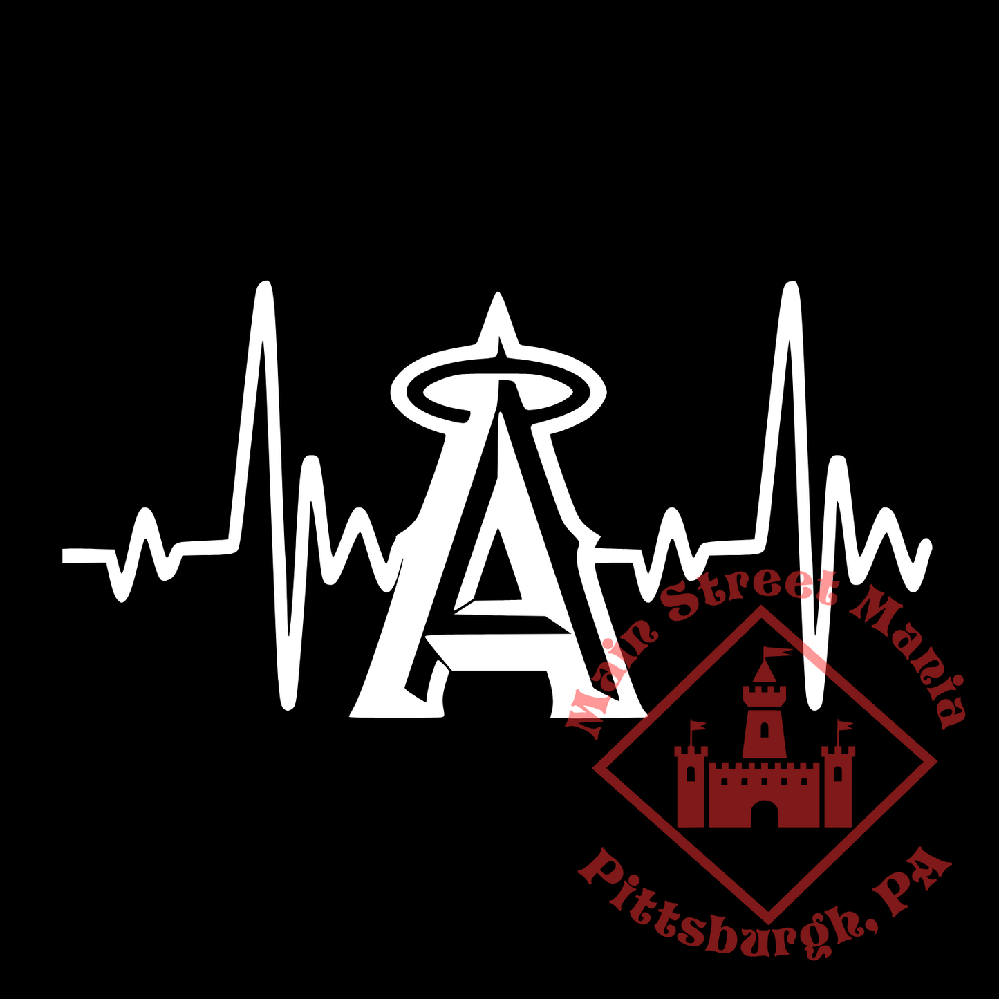 Angels Heartbeat Sticker Decal