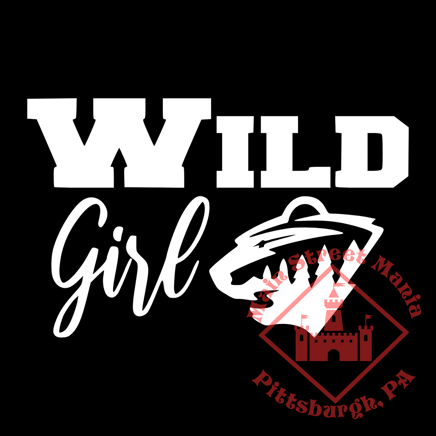 Wild Girl Sticker Decal