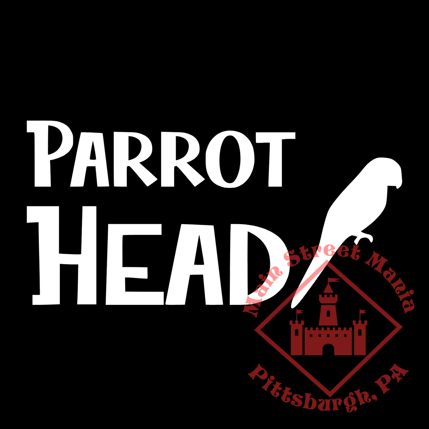 Parrot Head Sticker Decal
