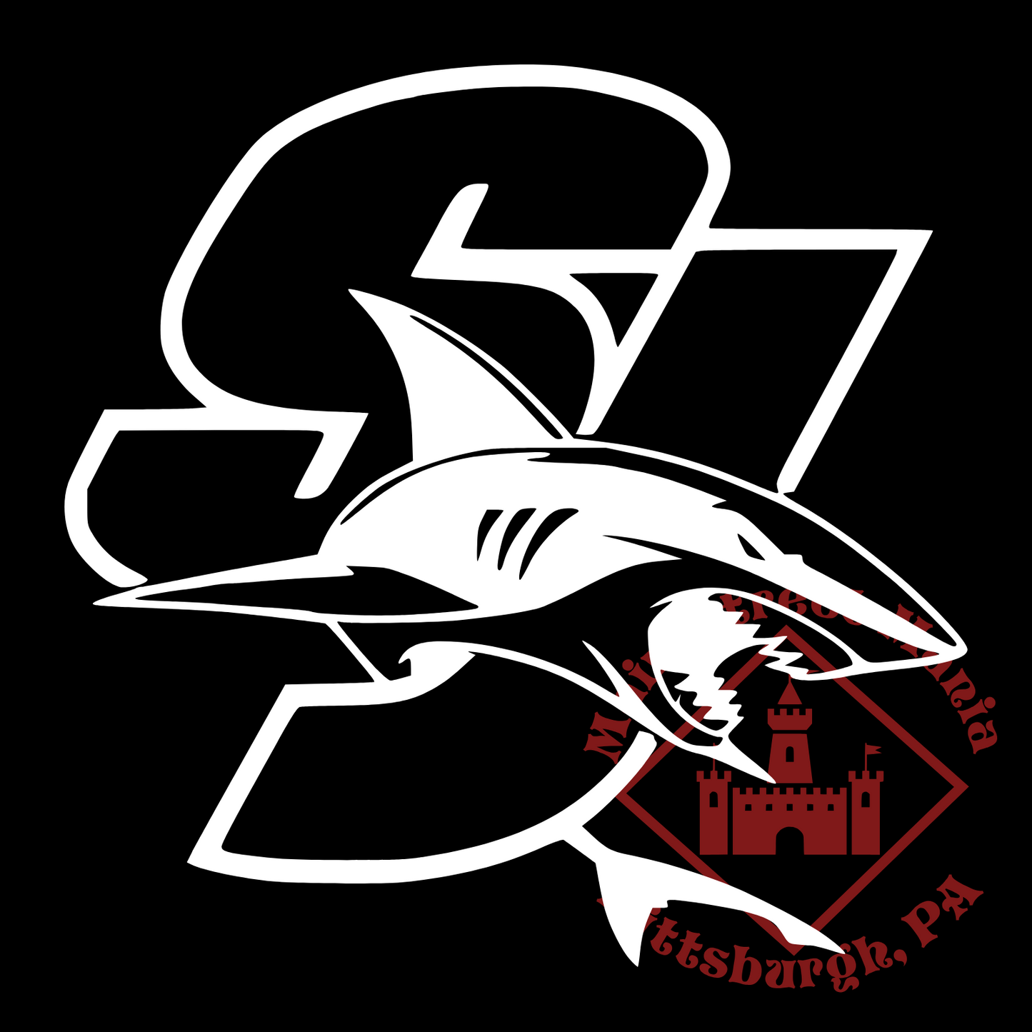 Sharks Logo Sticker Decal