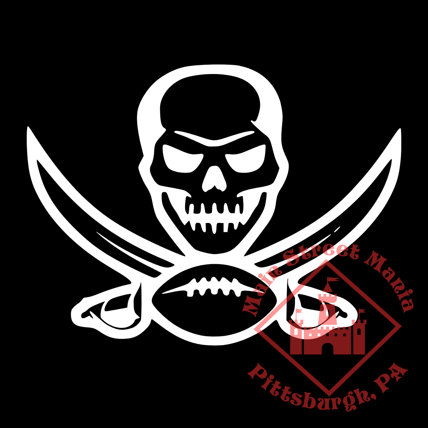 Buccaneers Logo Sticker Decal