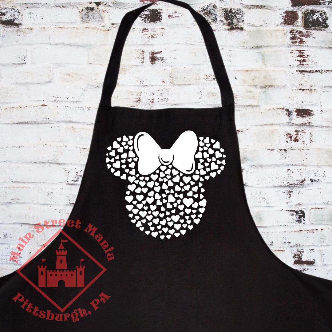 Minnie Heart Ears Apron