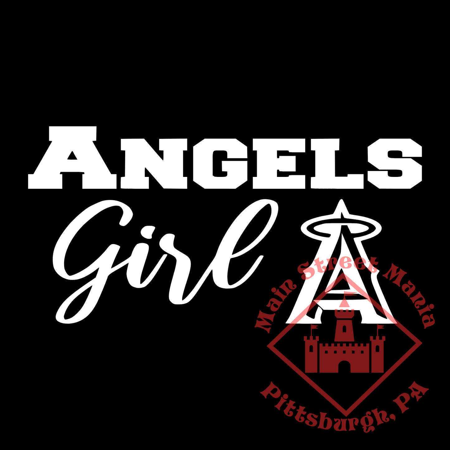 Angels Girl Sticker Decal