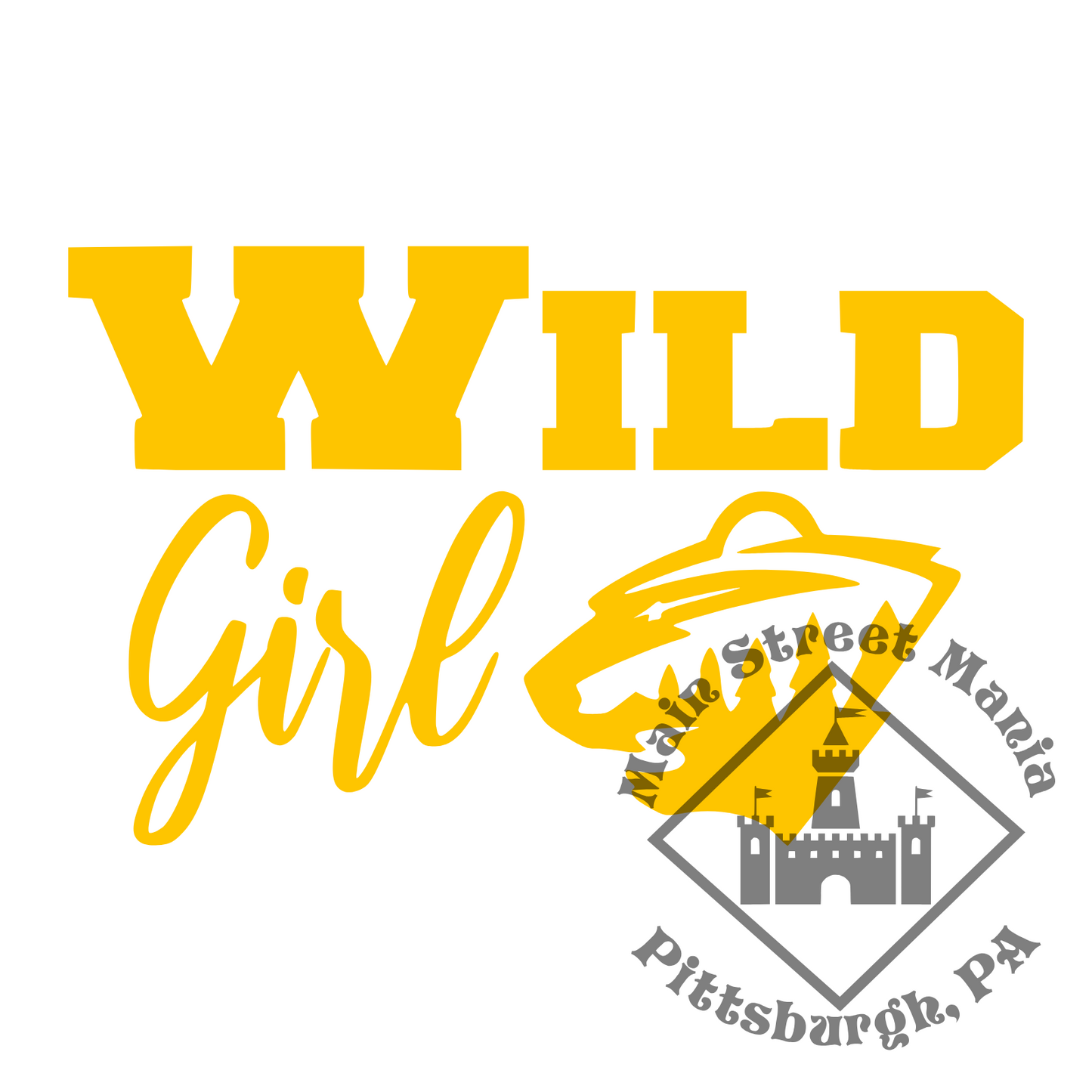 Wild Girl Sticker Decal