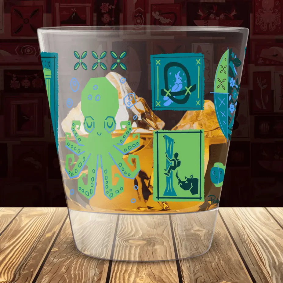 Blue Hawaii Tiki Tiki Mai Tai Glass by Park Candy