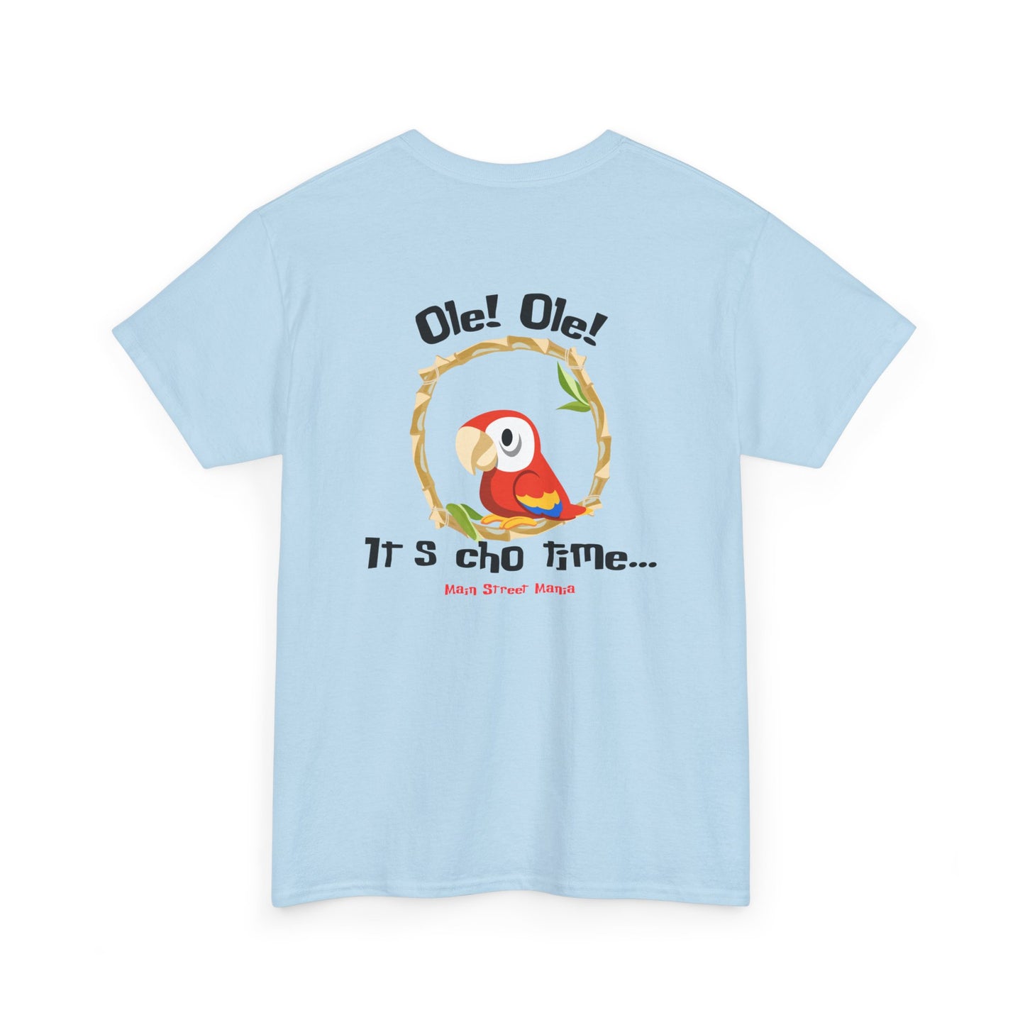 Tiki Bird Unisex Heavy Cotton Tee | Perfect for Cruise Fans, Halloween, Sea Adventure Lovers, Casual Wear, Pirate Parties