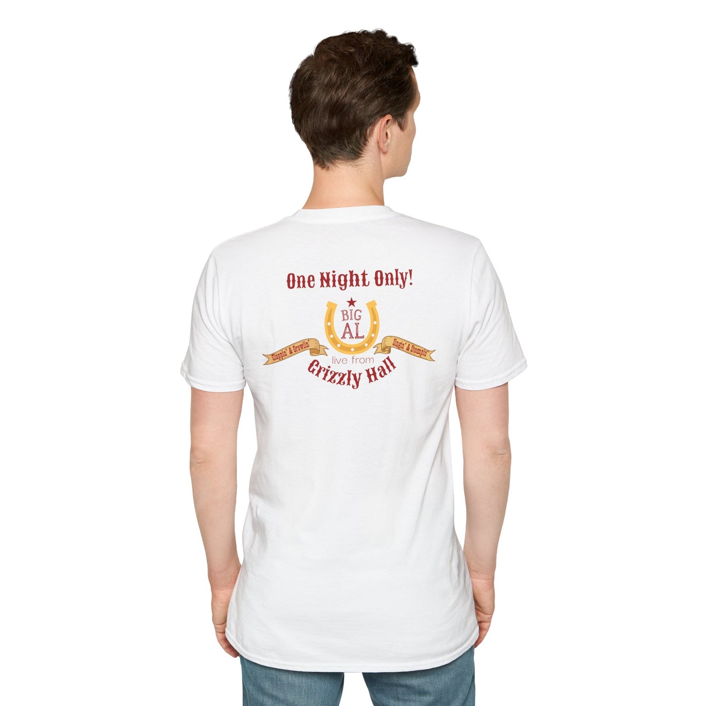 Big Al 'One Night Only' Concert Country Bear T-Shirt