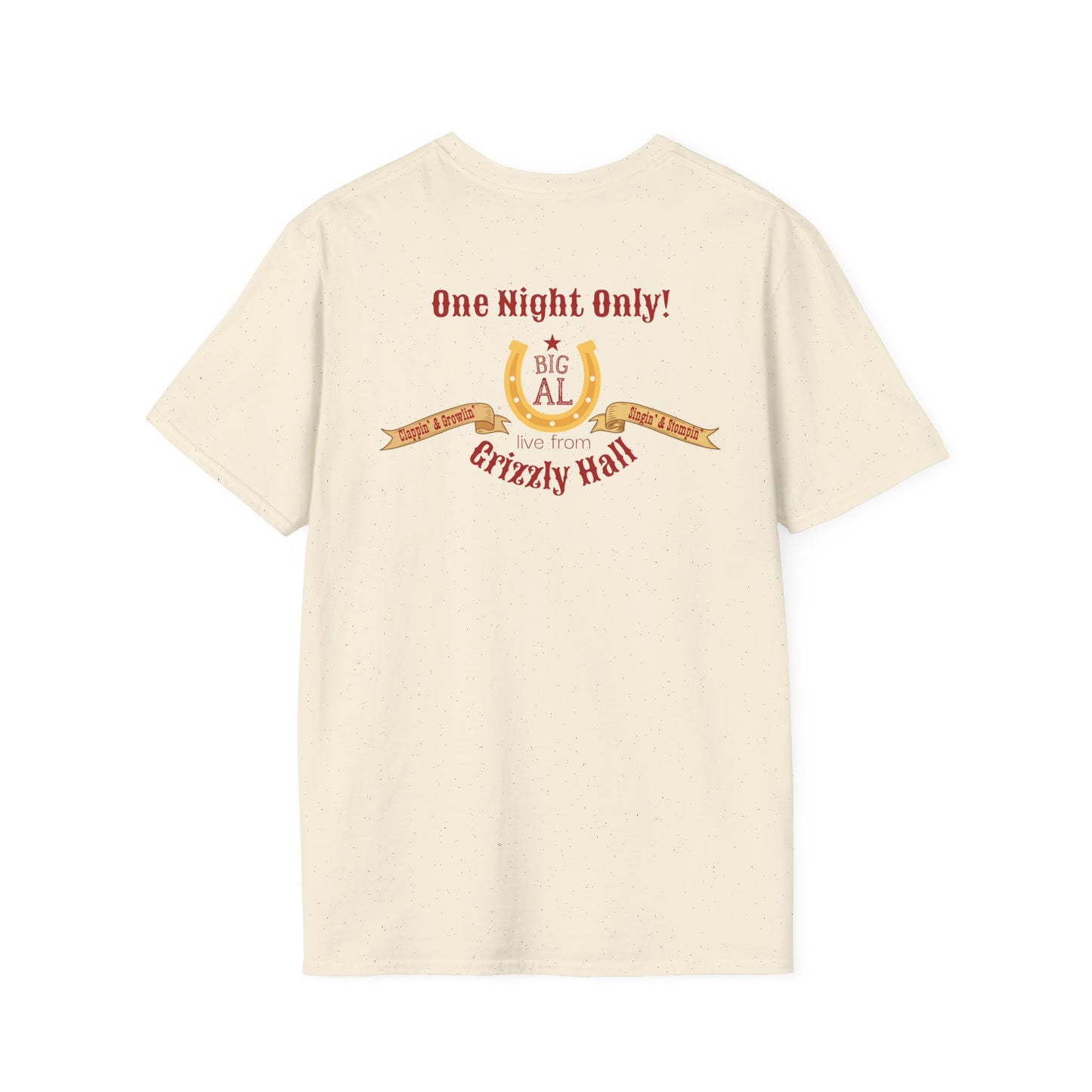Big Al 'One Night Only' Concert Country Bear T-Shirt