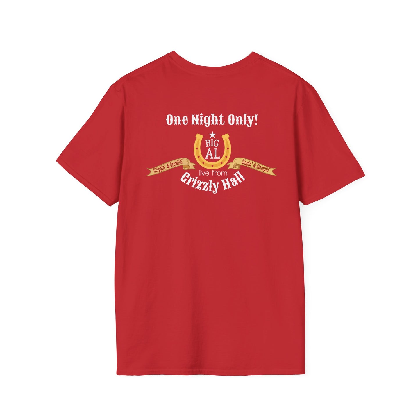 Big Al 'One Night Only' Concert Country Bear T-Shirt
