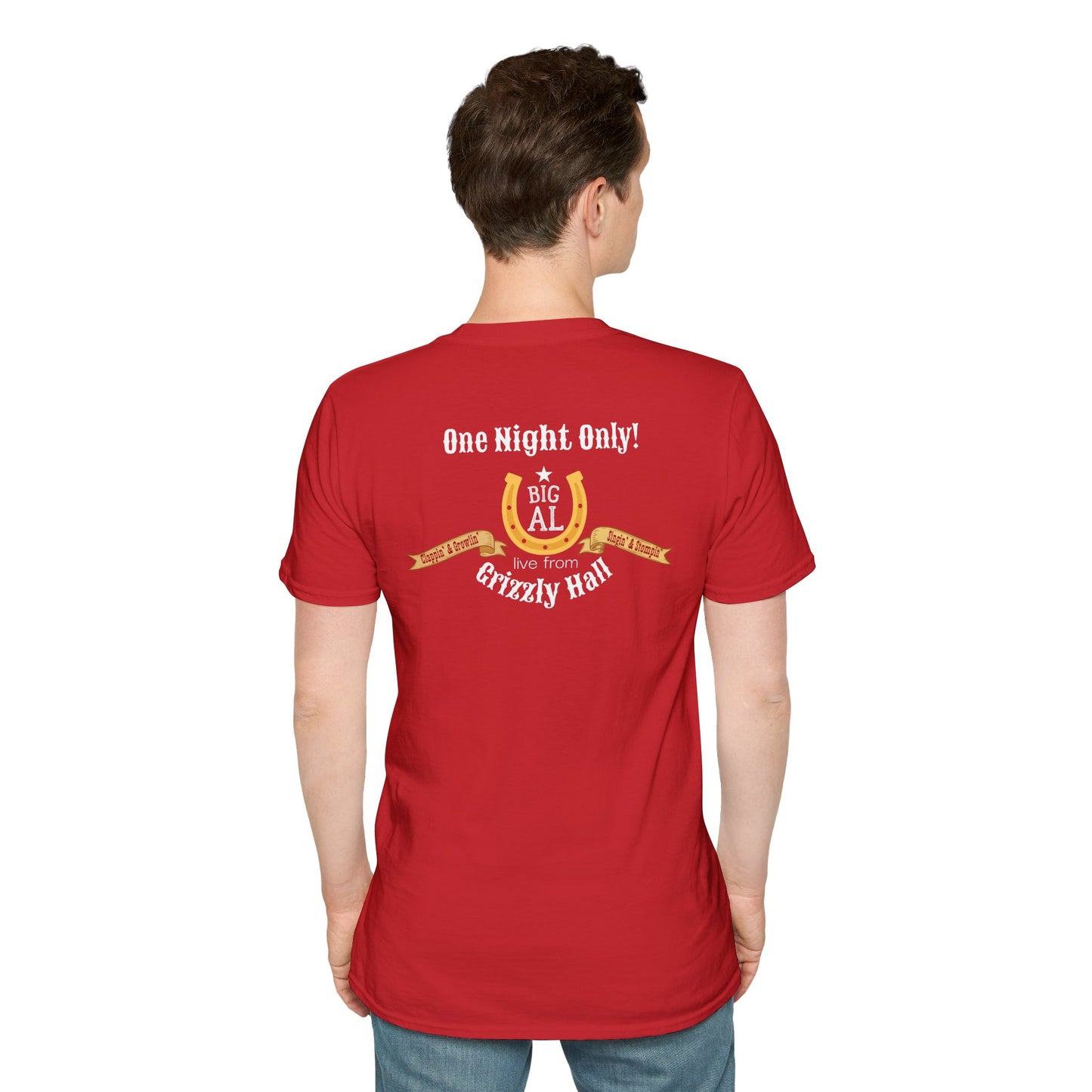 Big Al 'One Night Only' Concert Country Bear T-Shirt