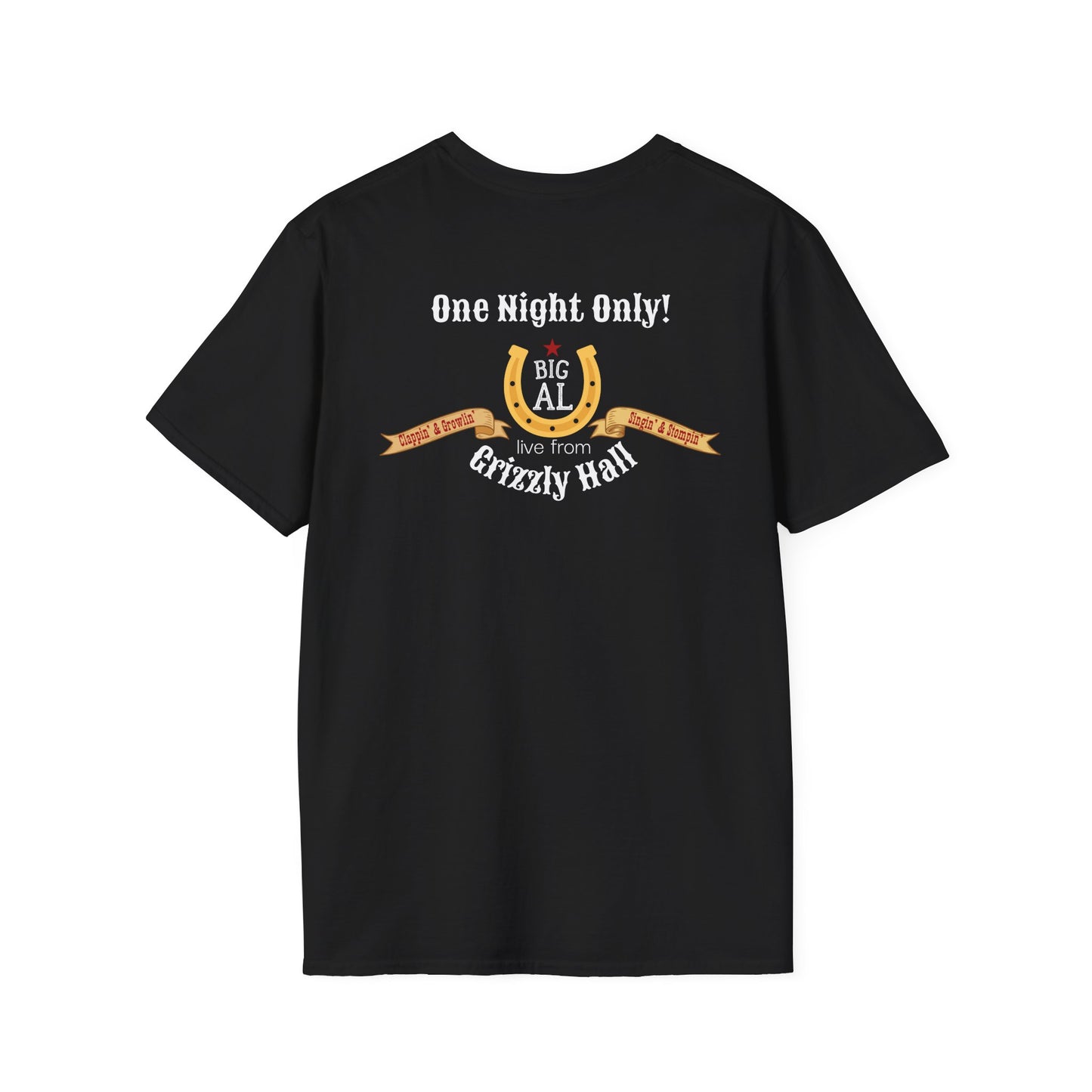 Big Al 'One Night Only' Concert Country Bear T-Shirt