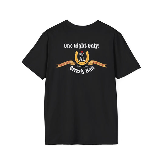 Big Al 'One Night Only' Concert Country Bear T-Shirt