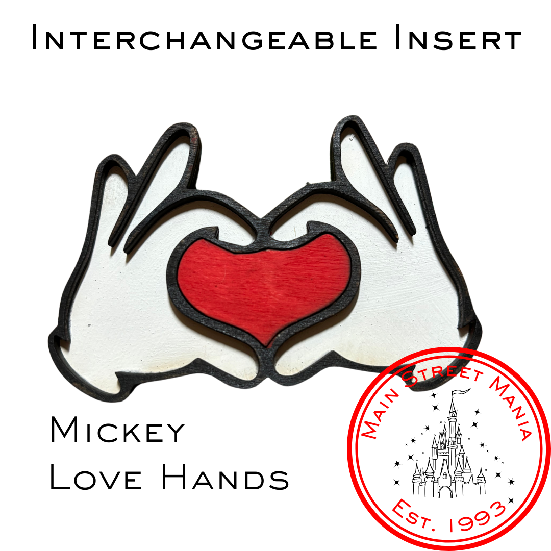 Interchangeable Mickey Love Hands