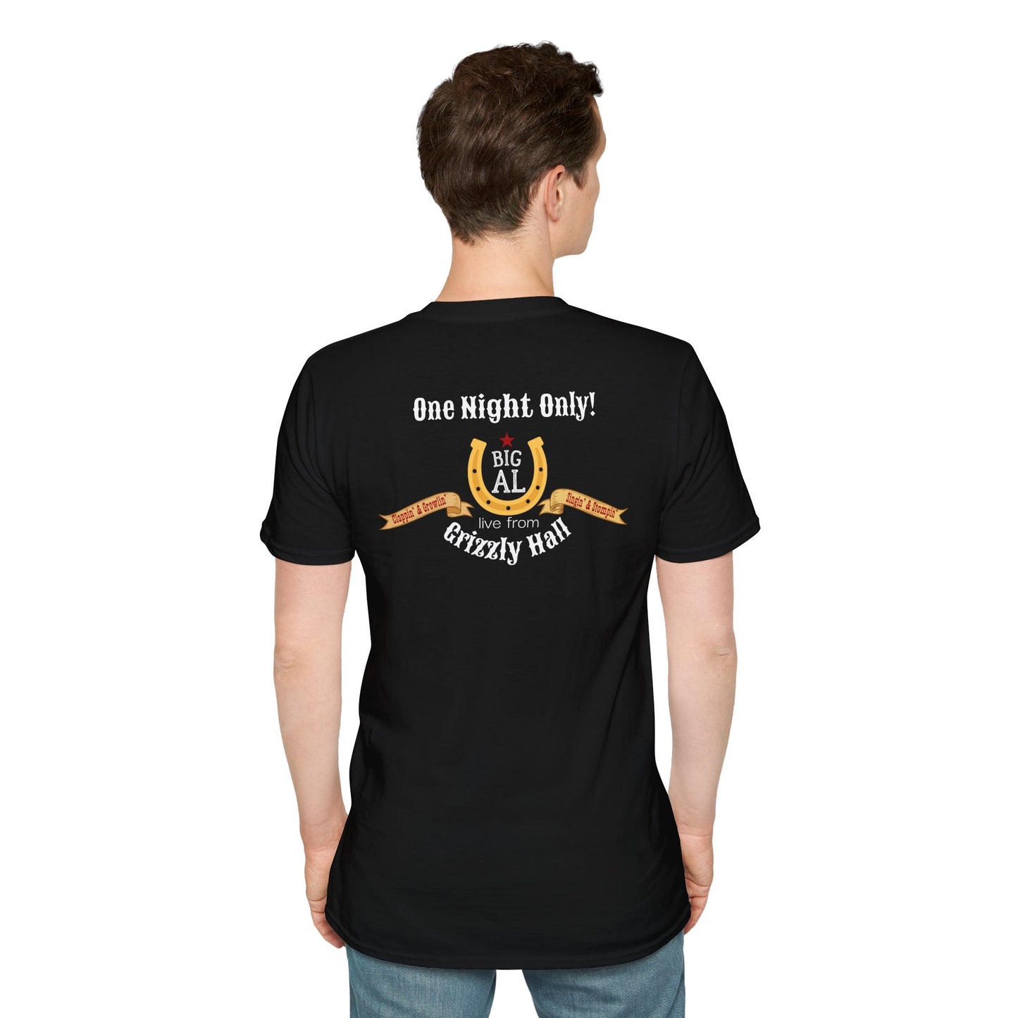 Big Al 'One Night Only' Concert Country Bear T-Shirt