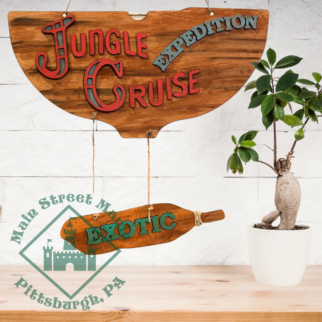 Jungle Cruise Attraction Sign