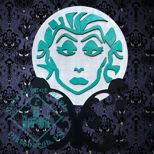 Madame Leota Haunted Mansion Large Wood Decor