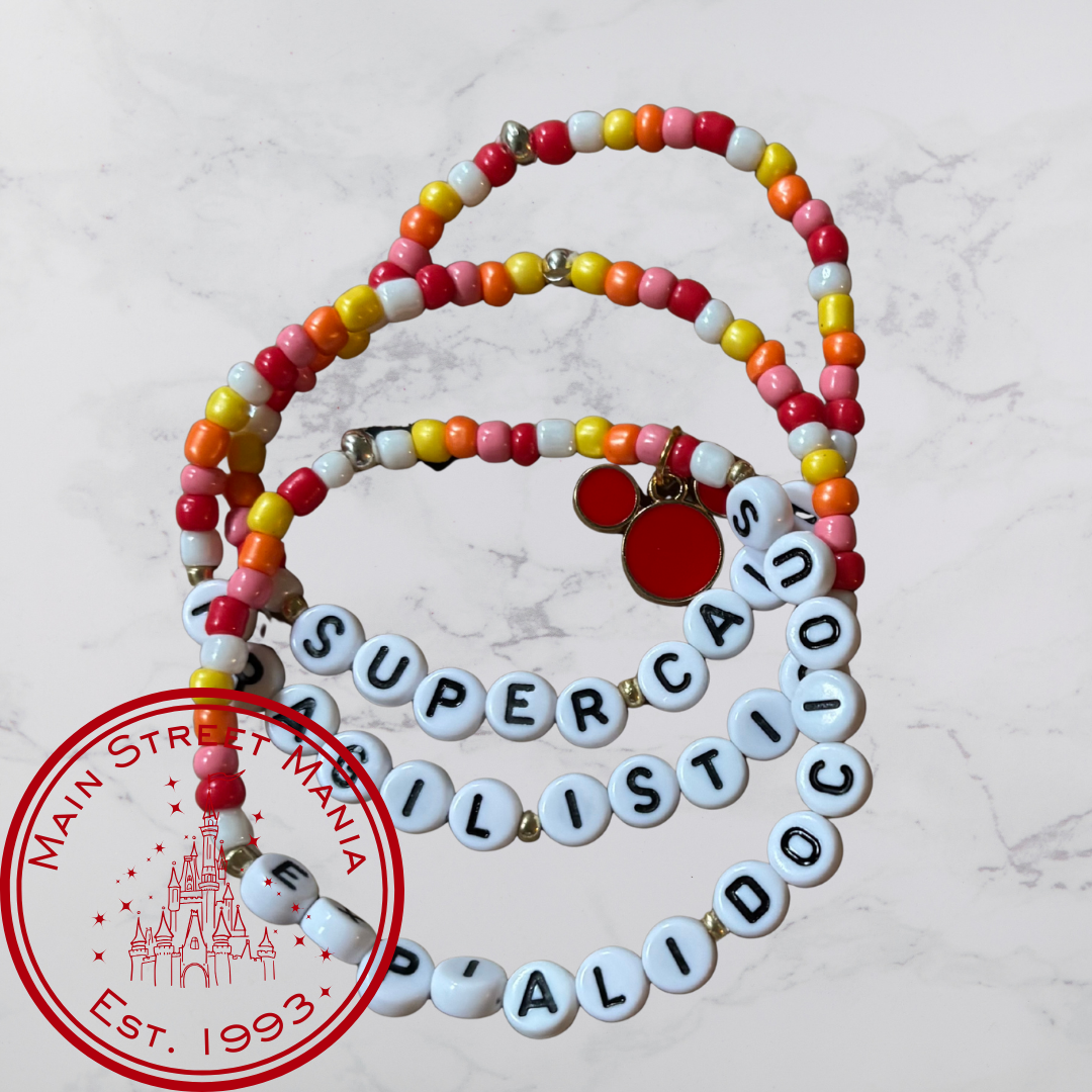 Supercalifragilisticexpialidocious Stack Bracelets