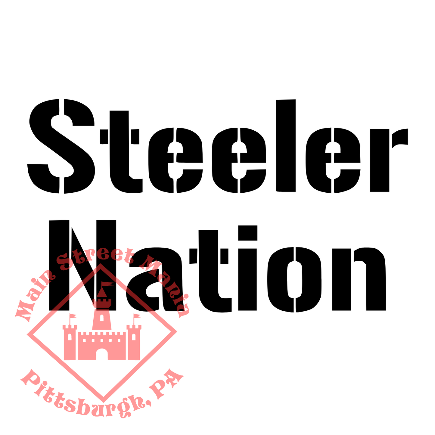 Steeler Nation Sticker Decal