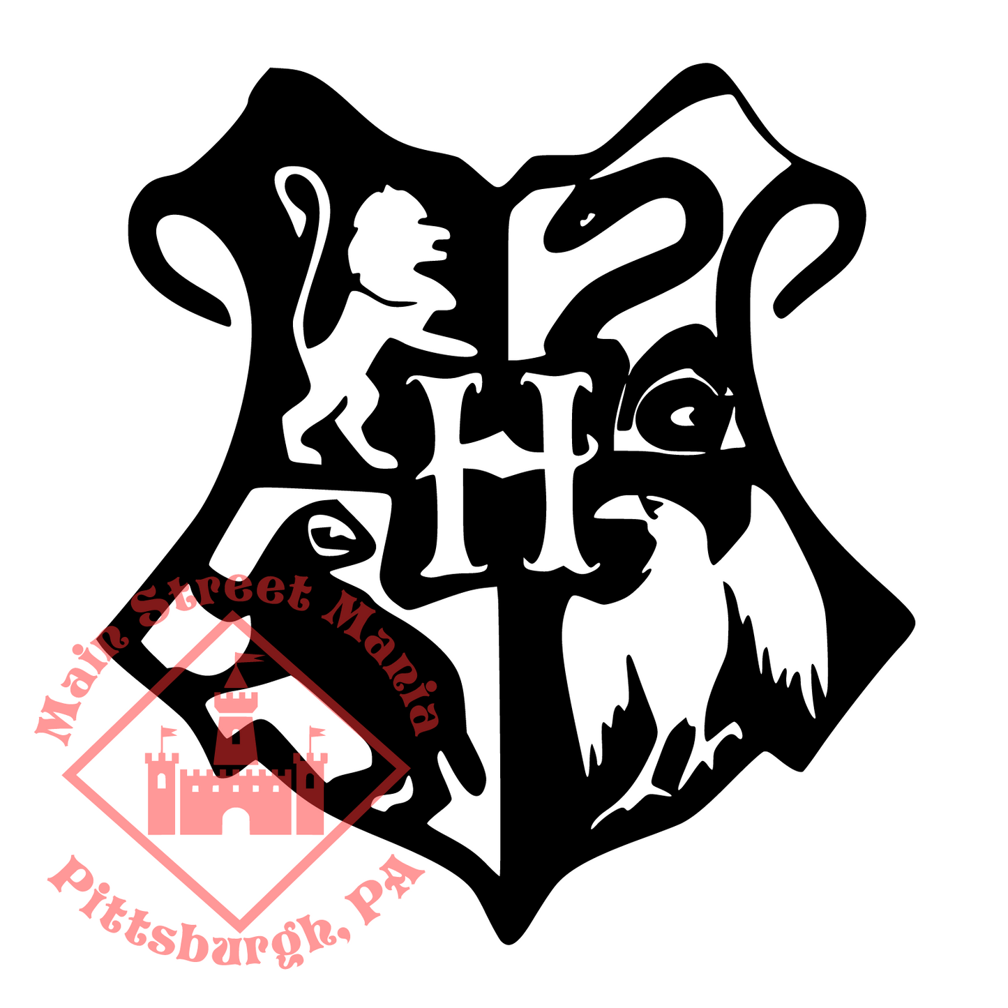 Hogwarts Crest Sticker Decal