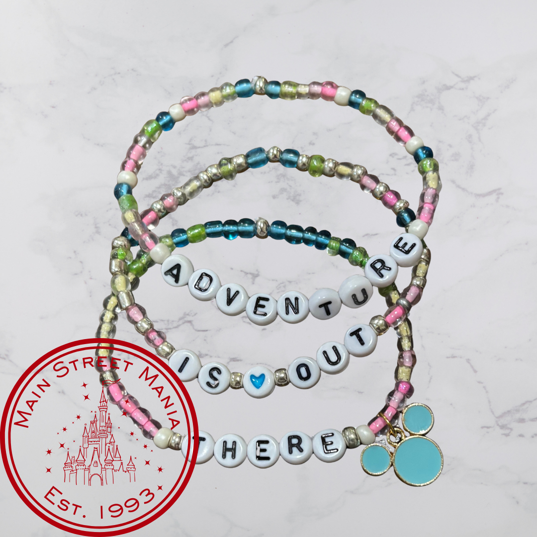 Adventure Is Out There Stack Bracelets