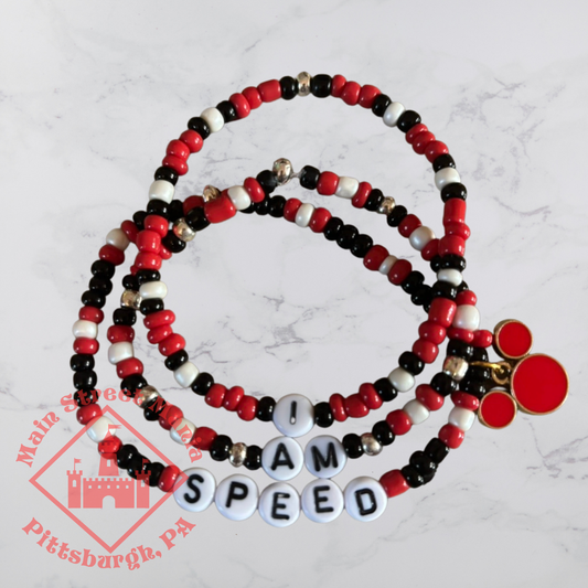 I Am Speed Stack Bracelets