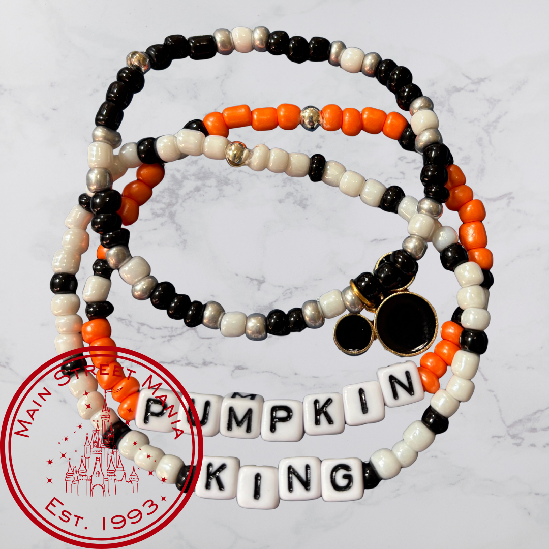Pumpkin King Stack Bracelet Set