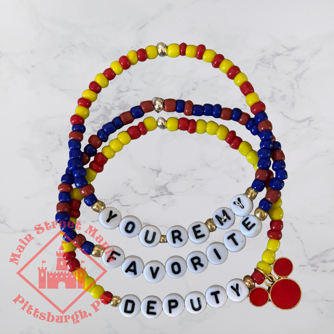 You're My Favorite Deputy Stack Bracelets