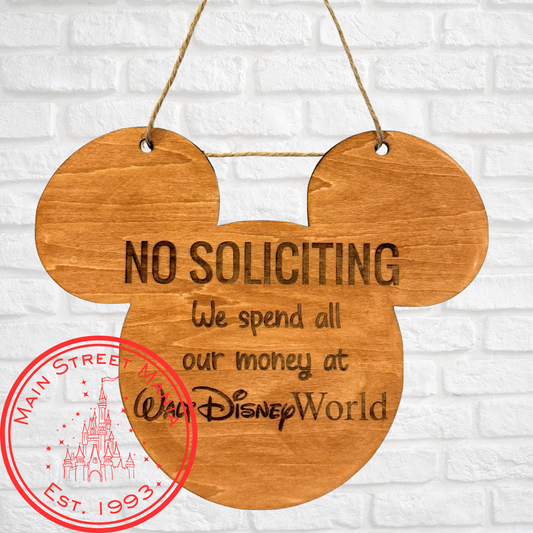 No Soliciting Door Hanger