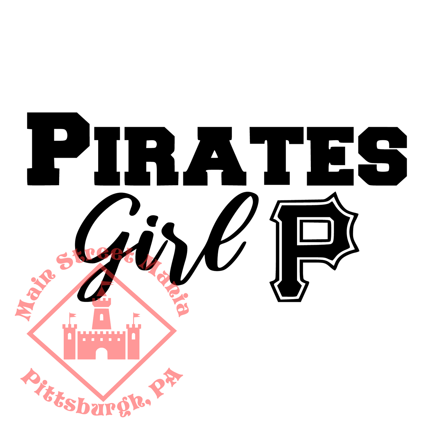 Pirates Girl Sticker Decal