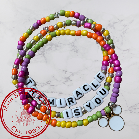 The Miracle Is You Stack Bracelets