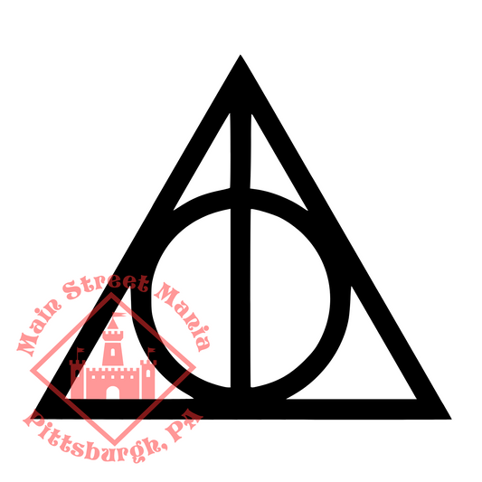 Deathly Hallows Harry Potter Sticker Decal