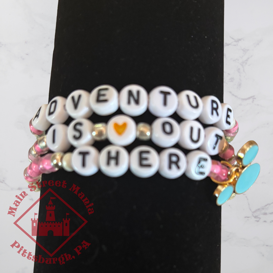 Adventure Is Out There Stack Bracelets